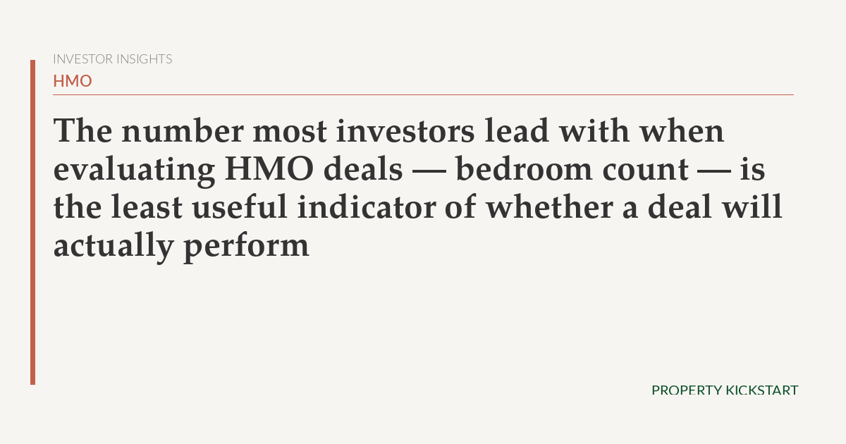 What makes an HMO deal strong